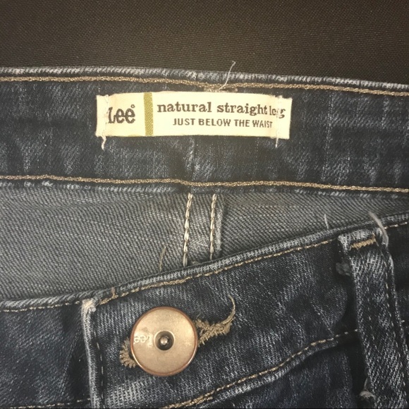 Lee Just Below The Waist Straight Leg Denim Jeans 14S - Picture 2 of 9
